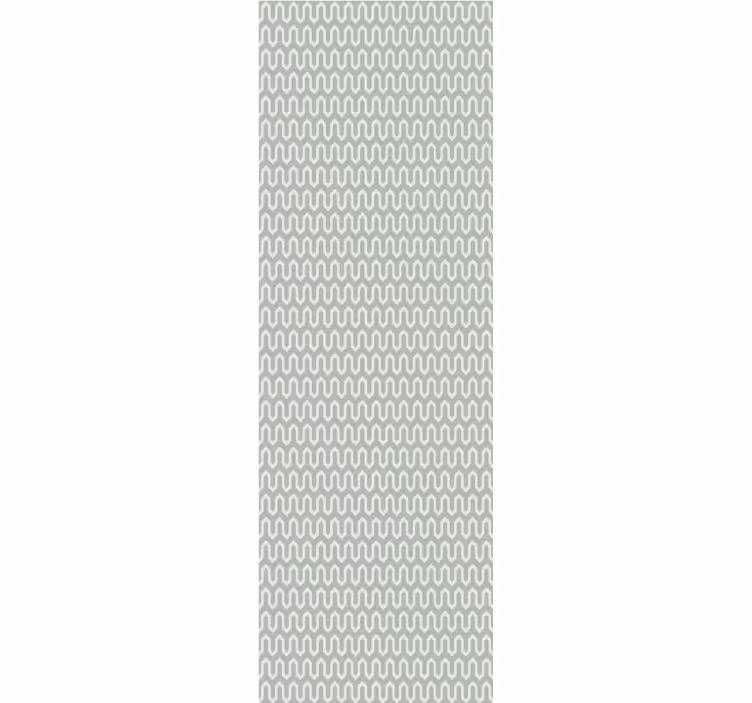 Nowoczesna roleta w miętowo zielony wzór geometryczny - TenStickers