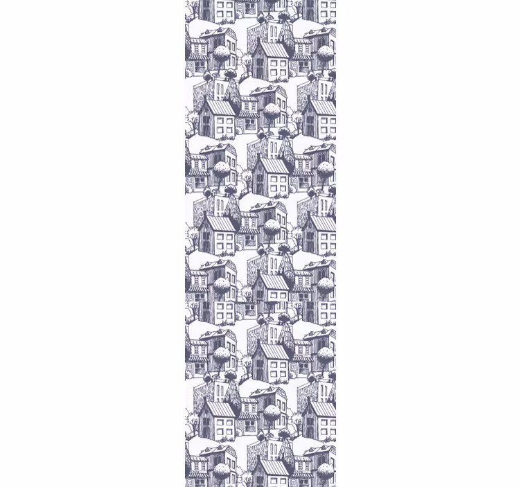Nowoczesna roleta z miejskim wzorem vintage - TenStickers