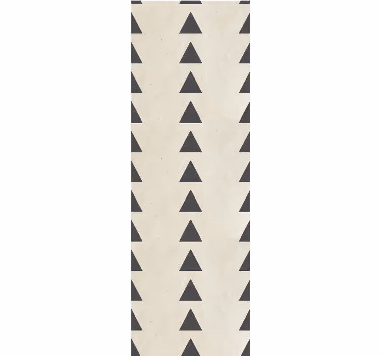 Nowoczesna roleta ciemnoszare trójkąty w stylu vintage - TenStickers