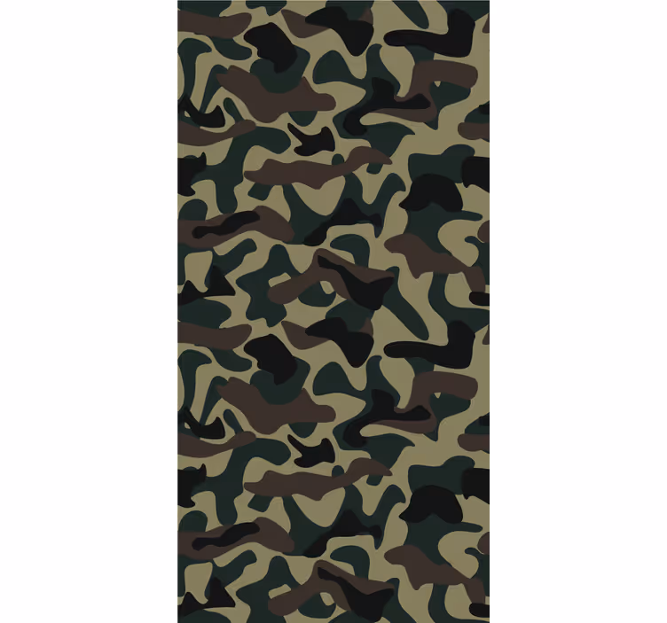 Nowoczesna roleta w militarny wzór - TenStickers