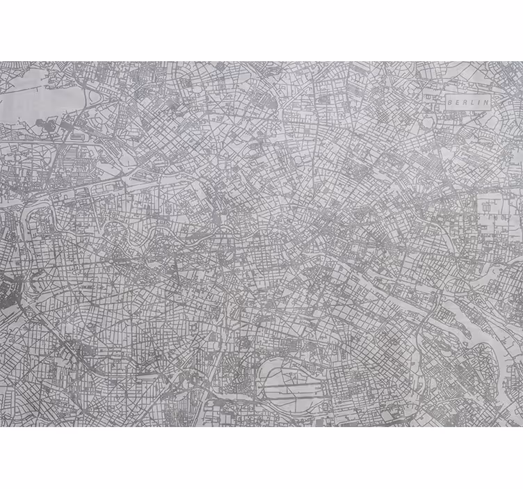 Roleta do kuchni mapa miasta berlin - TenStickers