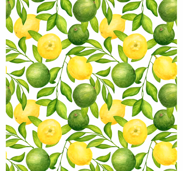 Roleta do salonu cytryny i limonki - TenStickers