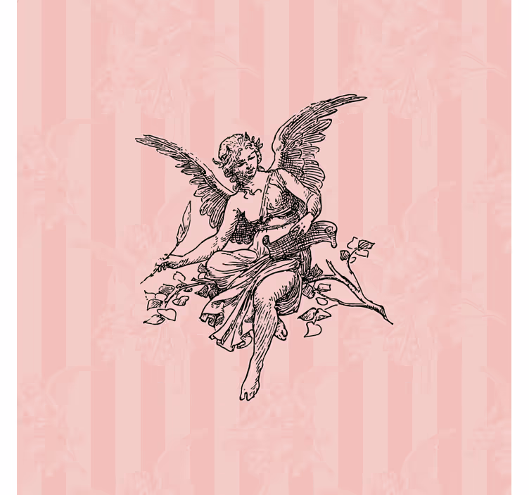 Roleta do salonu w wzór toile jouy - TenStickers