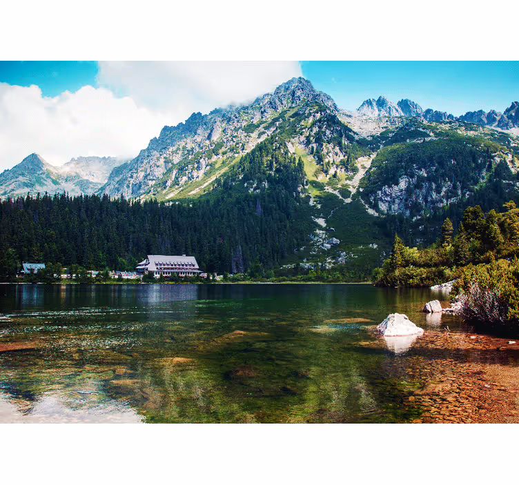 Roleta do salonu jezioro tatry w polsce - TenStickers