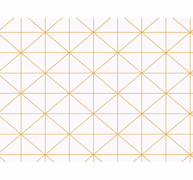 Nowoczesna roleta w złote geometryczne wzory - TenStickers