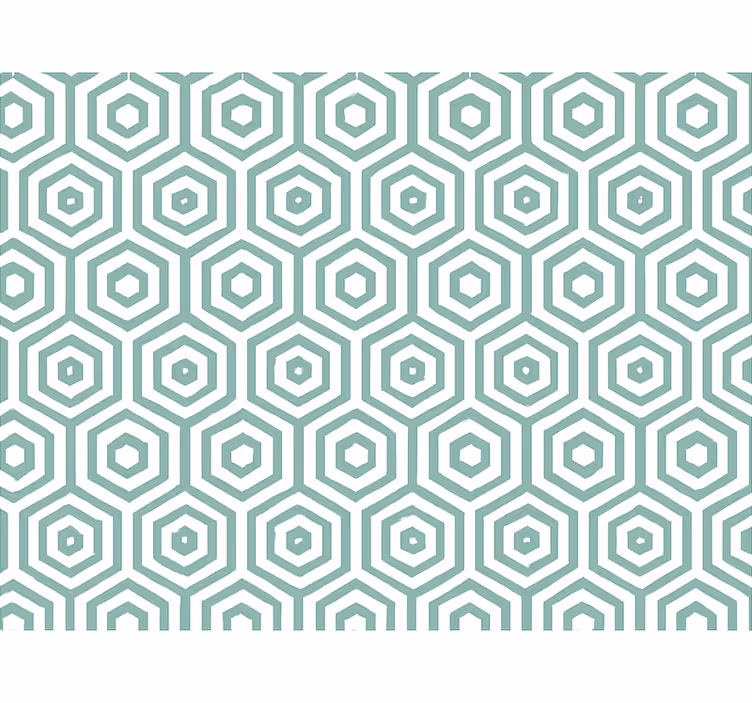 Nowoczesna roleta w abstrakcyjne geometrie - TenStickers