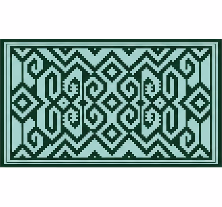 Zielona roleta w odcieniach zieleni mapuche - TenStickers