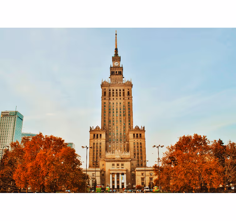 Roleta do salonu pałac kultury w warszawie - TenStickers
