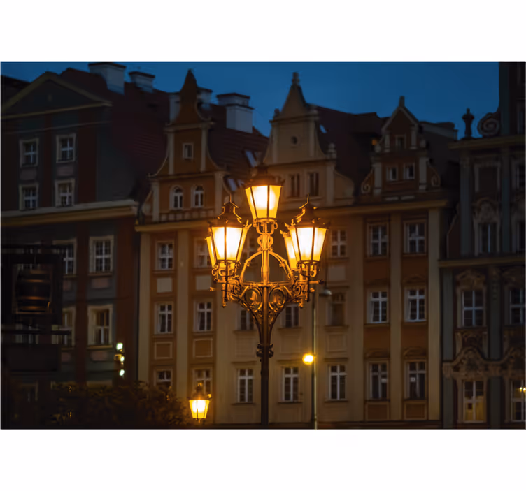 Roleta do salonu wrocław o zachodzie słońca - TenStickers
