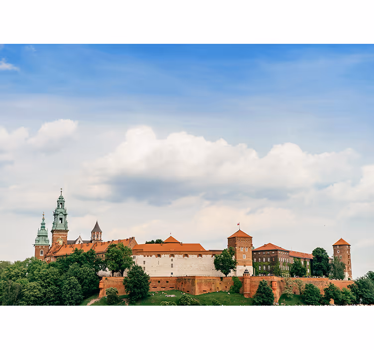 Roleta do salonu zamek królewski w krakowie - TenStickers
