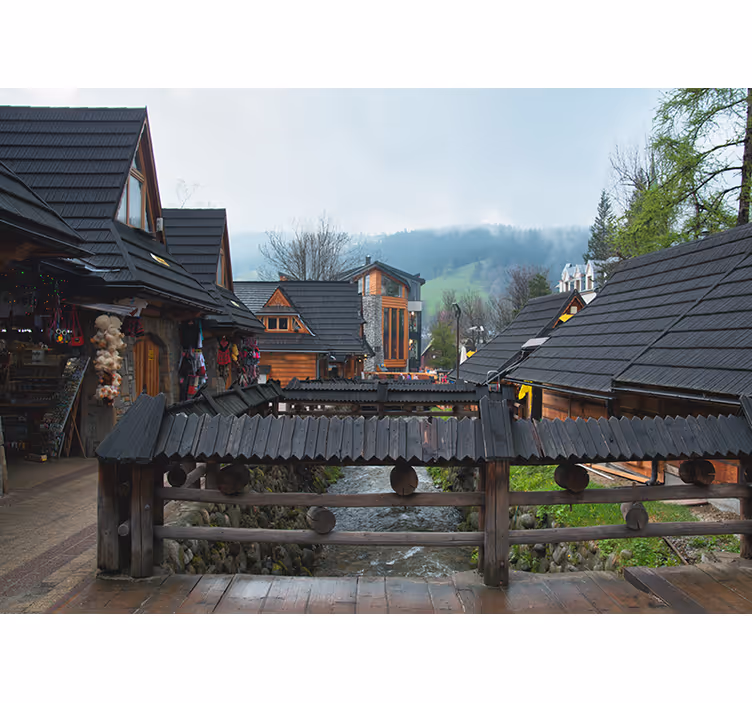 Roleta do salonu ulica zakopane - TenStickers