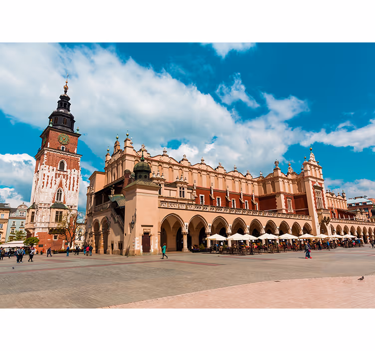 Roleta do salonu rynek główny w krakowie - TenStickers
