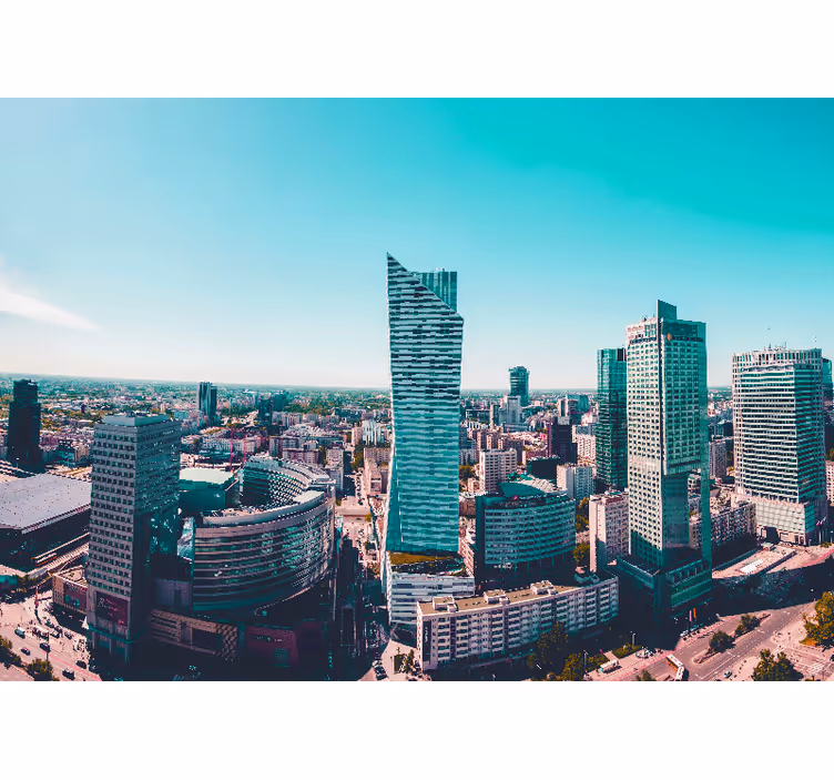 Roleta do salonu warszawa w ciągu dnia - TenStickers