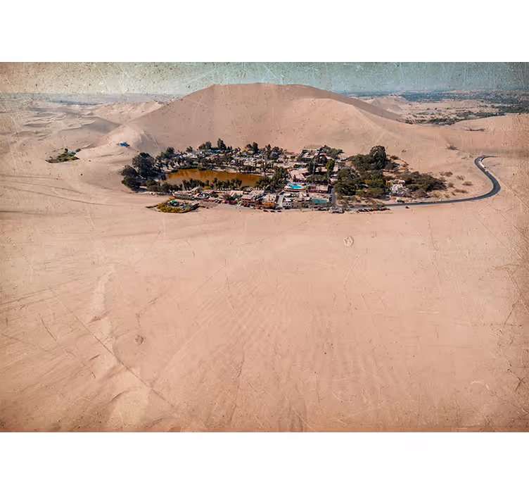 Roleta do salonu piaskowe huacachina - TenStickers