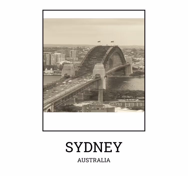 Roleta do salonu sydney w czerni i bieli - TenStickers