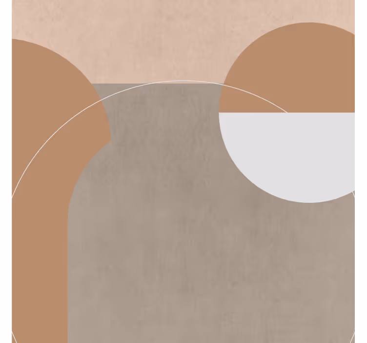 Roleta do salonu w nieregularnym geometrycznym stylu - TenStickers