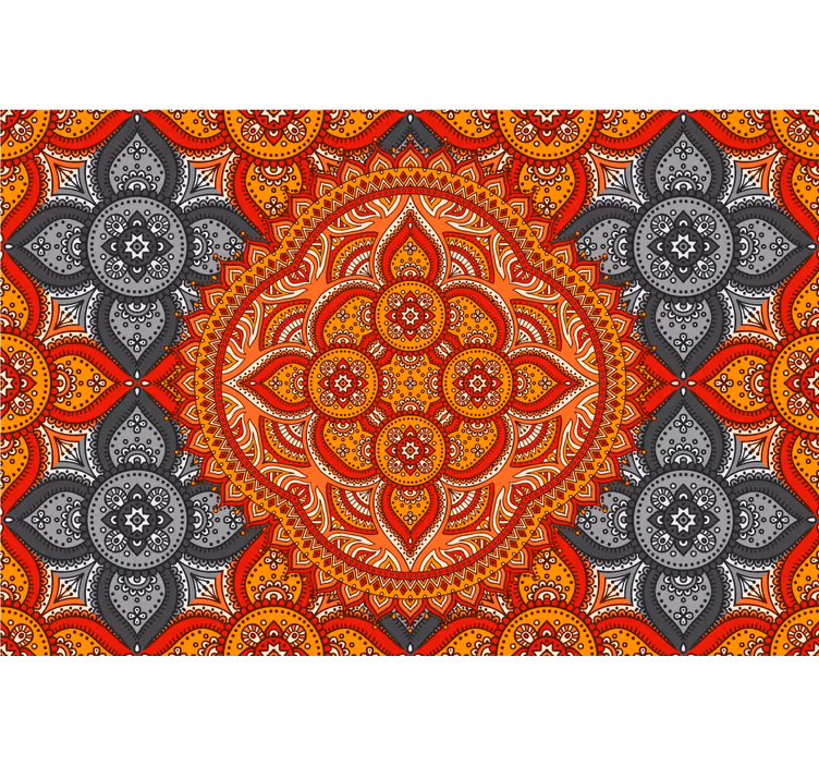Roleta do salonu sztuka mandali autorstwa henna - TenStickers