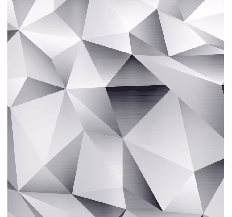 Roleta do salonu w srebrny kosmiczny wzór geometryczny - TenStickers