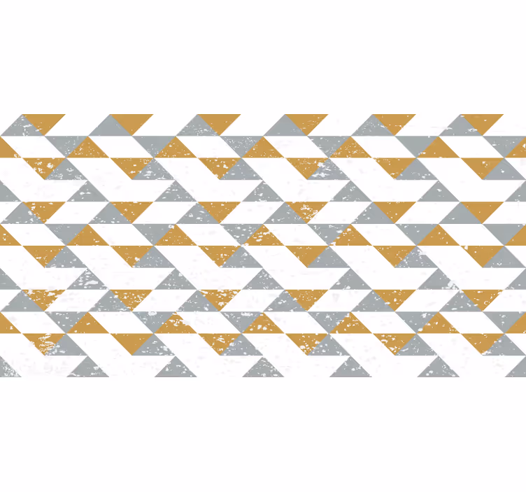 Biała roleta w geometryczny grunge do kuchni - TenStickers