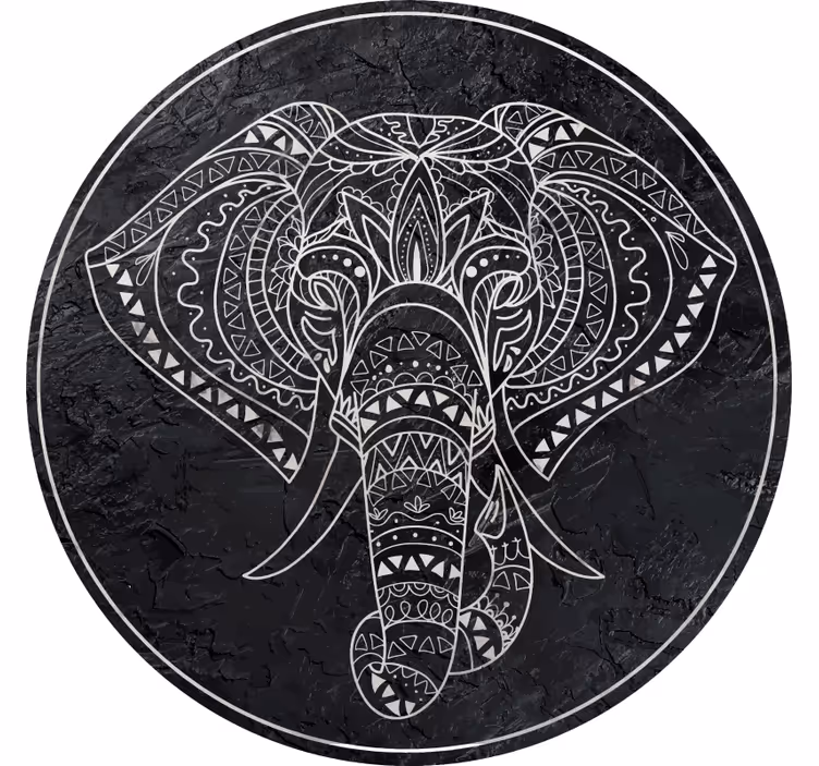 Roleta do sypialni w marmurowy wzór słonia - TenStickers