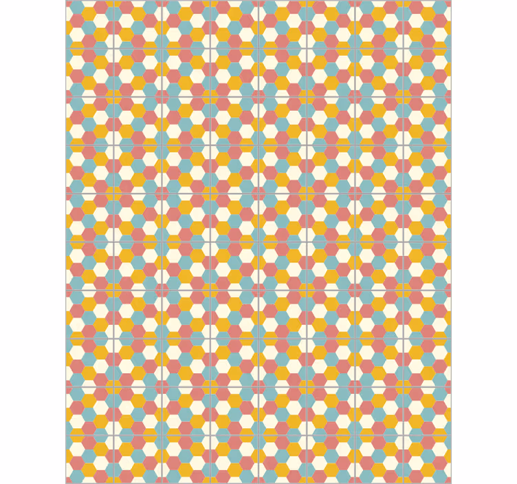 Roleta do sypialni z geometrycznym wzorem - TenStickers