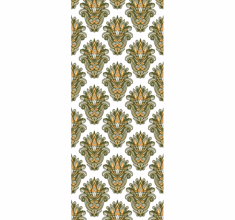Roleta vintage w stylu podstawowym damaskowym - TenStickers