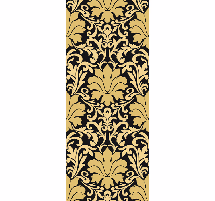 Roleta vintage w stylu luksusowego damasku - TenStickers