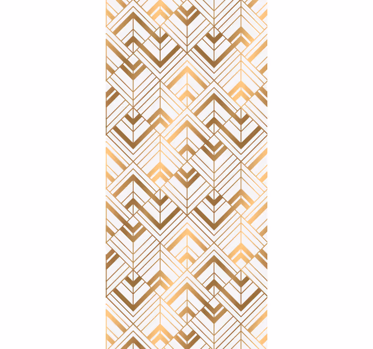 Roleta vintage z wzorem dekoracyjnym w diamenty - TenStickers