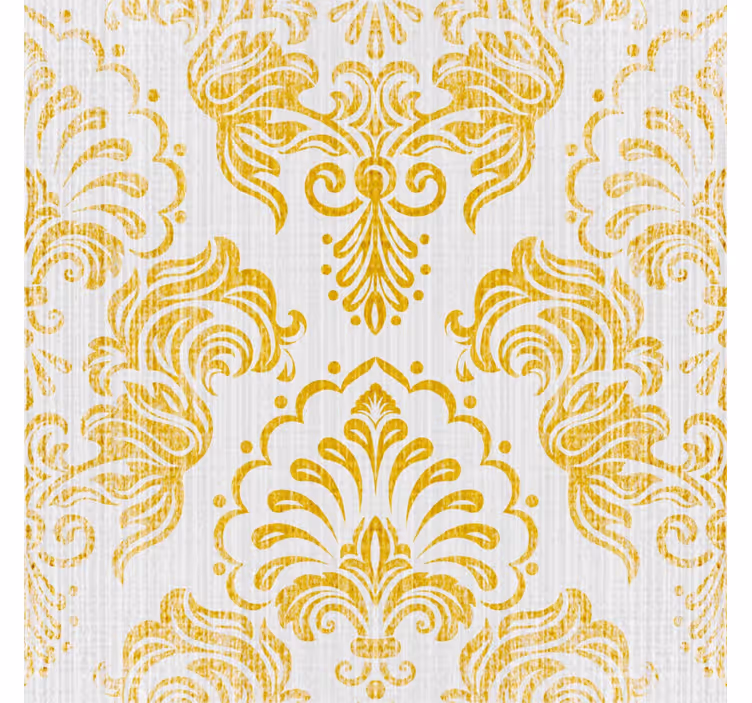 Roleta vintage w złotym designie - TenStickers