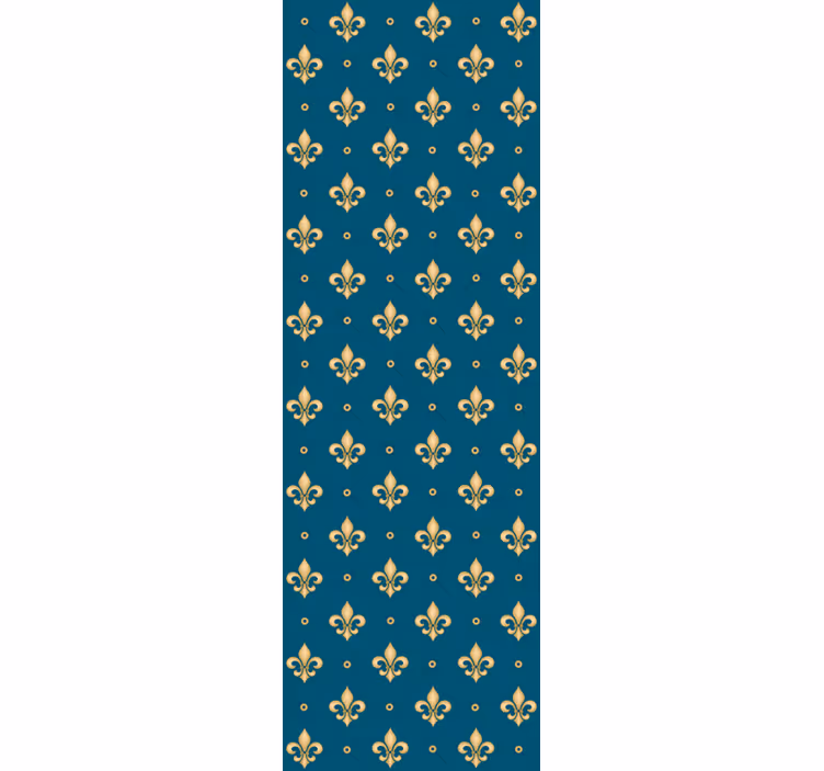 Roleta vintage w stylu antycznym barokowym fleur-de-lis - TenStickers