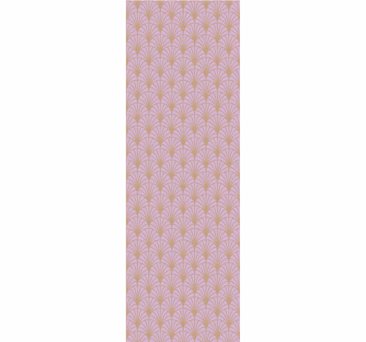 Roleta vintage w różowo-złotą łuskę - TenStickers