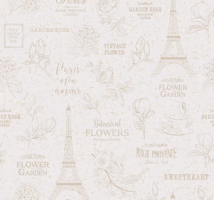 Roleta vintage w stylu paryskim - TenStickers