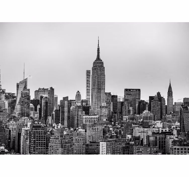 Roleta do salonu z czarno-białym zdjęciem nyc - TenStickers