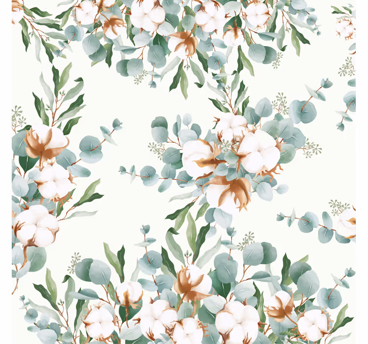Roleta do salonu w stylu shabby chic z bawełną - TenStickers