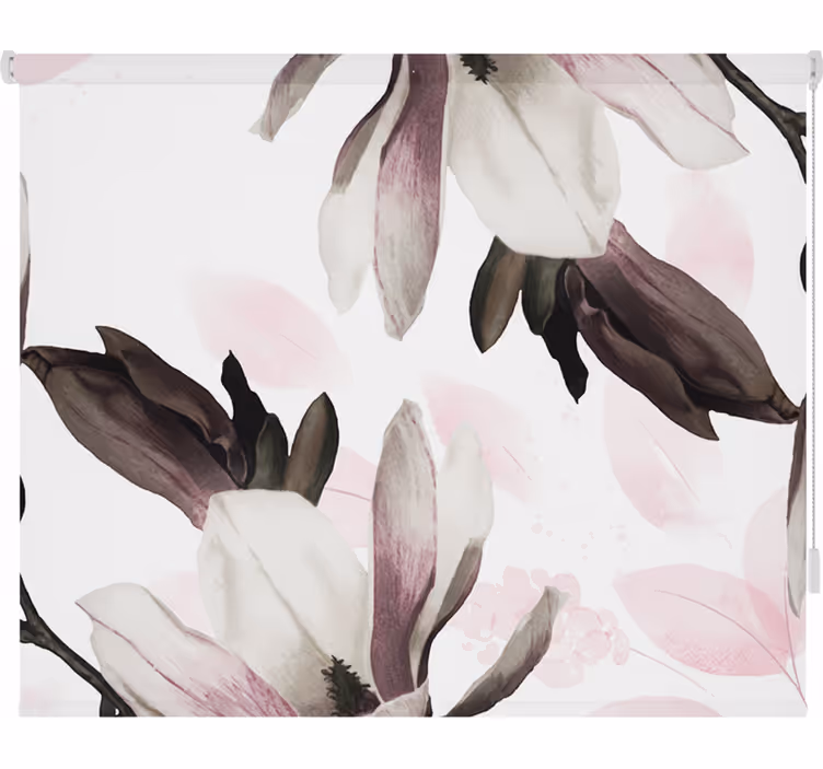 Roleta do salonu w kwiaty w stylu glamour - TenStickers