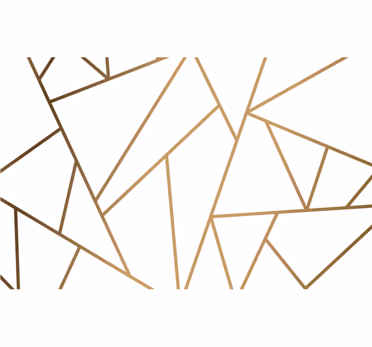 Biała roleta w marmurowe geometryczne linie - TenStickers