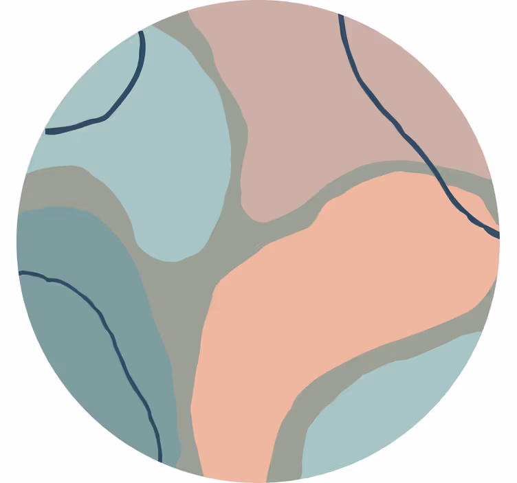 Roleta do sypialni w abstrakcyjne kształty geometryczne - TenStickers
