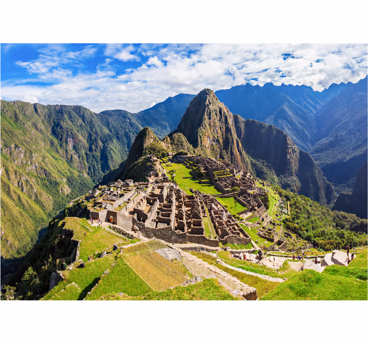 Roleta do sypialni machu picchu o wschodzie słońca - TenStickers