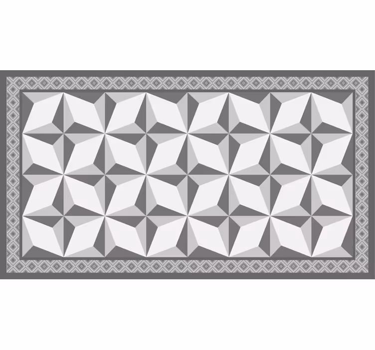 Szara roleta w geometryczny wzór "margot" - TenStickers