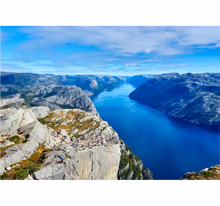 Roleta do sypialni preikestolen w norwegii - TenStickers