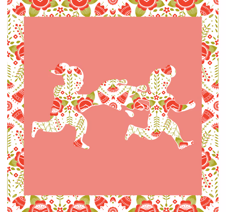 Roleta do salonu tradycja "Śmingus dyngus" - TenStickers