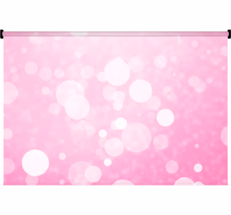 Roleta do sypialni różowe bokeh w tle - TenStickers