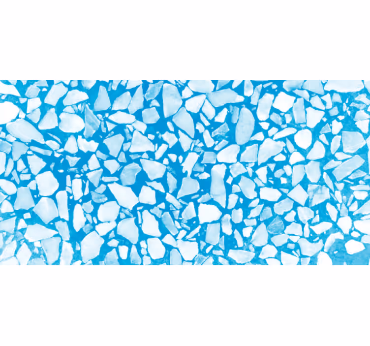 Roleta do sypialni w niebieski akwarelowy terrazzo - TenStickers