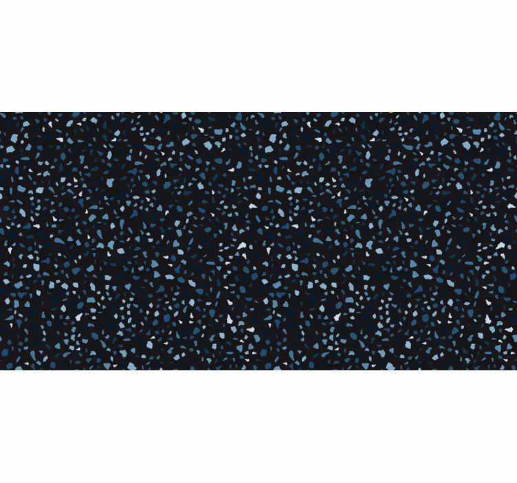 Roleta do sypialni w czarno-niebieskie terrazzo - TenStickers