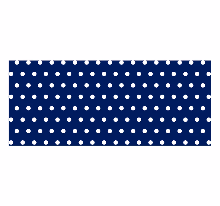 Roleta do sypialni w białe kropki - TenStickers