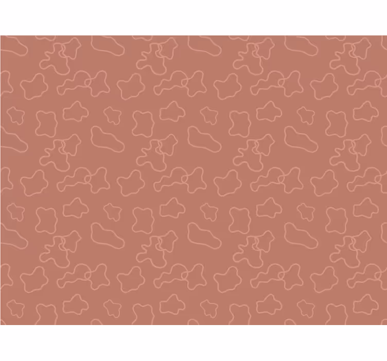 Roleta do sypialni terrakotowe nieregularne okręgi - TenStickers