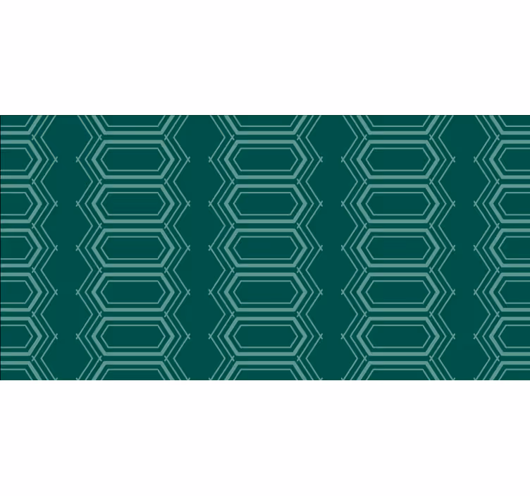 Roleta do sypialni w geometryczny zielony wzór kółek - TenStickers
