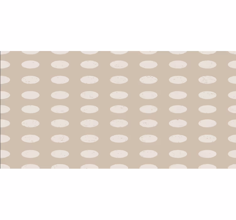 Roleta do sypialni w geometryczny wzór białych kół - TenStickers