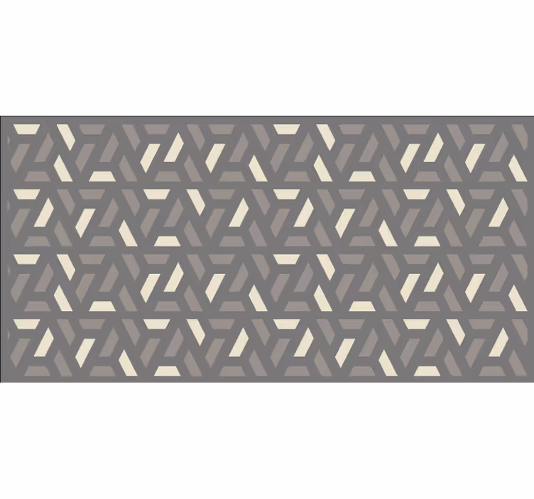 Roleta do sypialni w geometryczny szary trójkąt - TenStickers