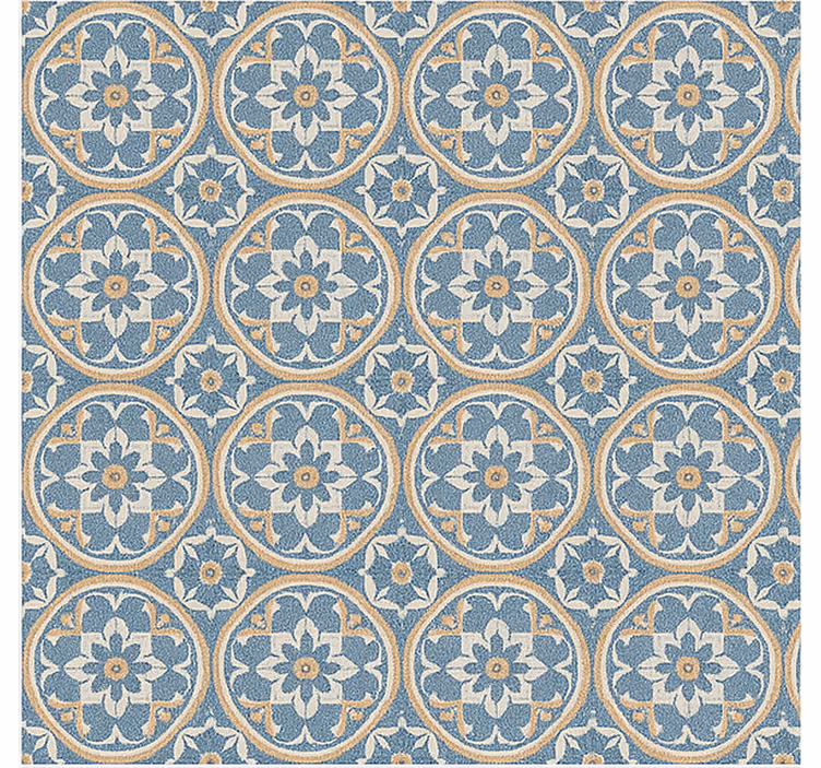 Roleta do salonu w stylu azulejo - TenStickers